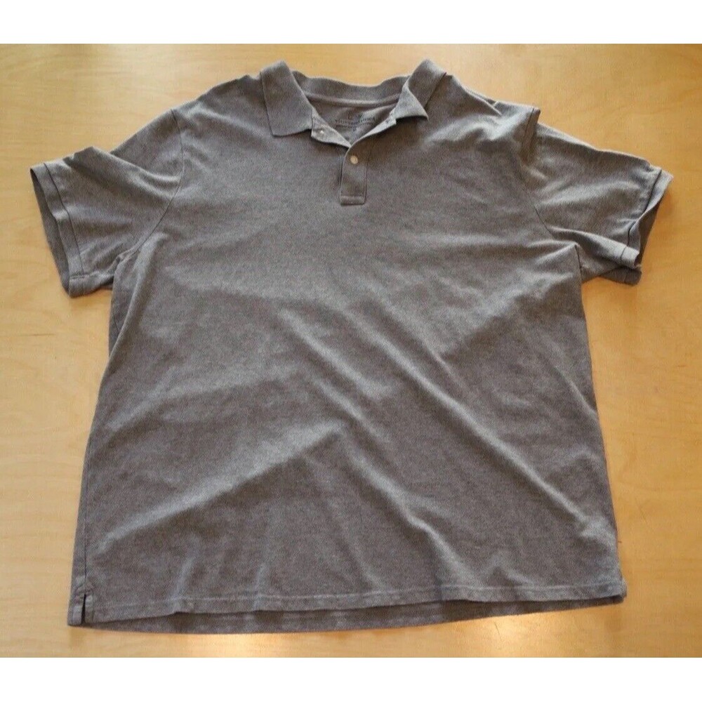 Vineyard Vines polo Shirt Men's XL Gray Cotton Blend golf Preppy Southern